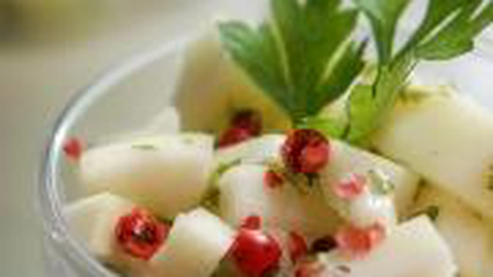 Panna cotta courgette-chèvre