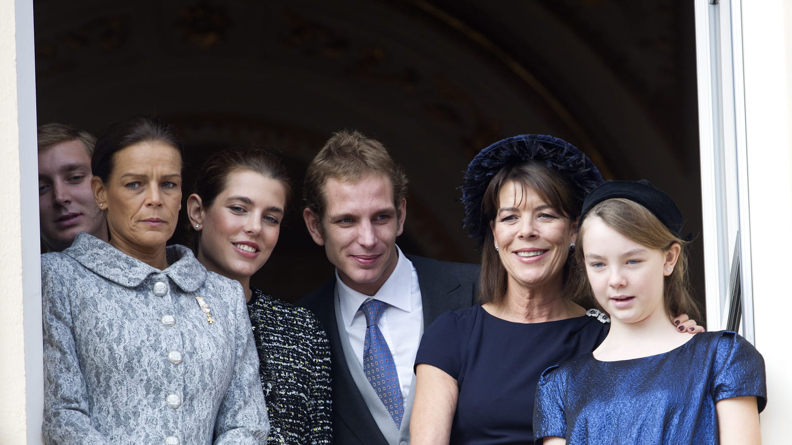 En famille au balcon du Palais Princier