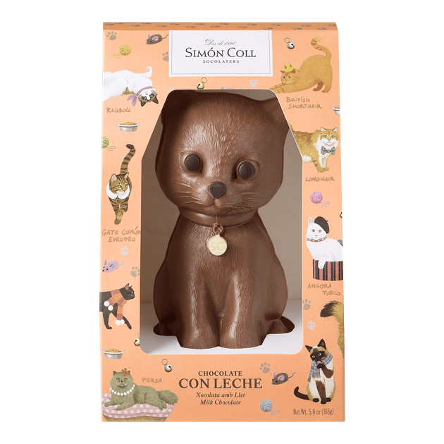 Chat en chocolat au lait - Simon Coll