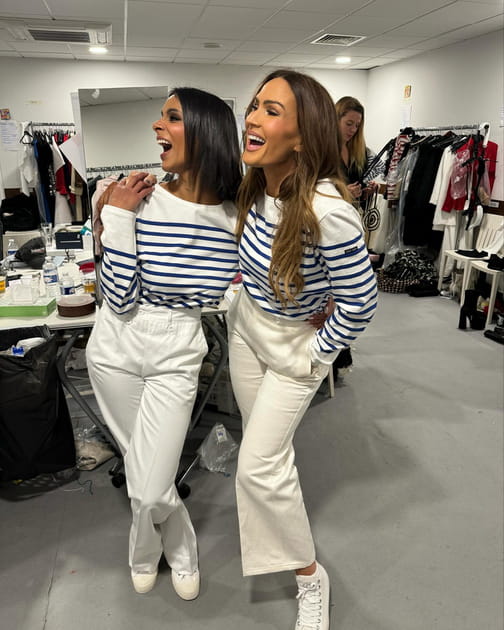 Shy'm et Vitaa, deux s&oelig;urs jumelles aux Enfoir&eacute;s