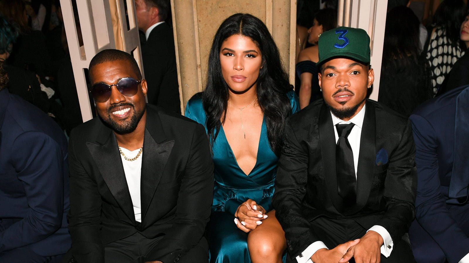 Kanye West, Kirsten Corley et Chance The Rapper