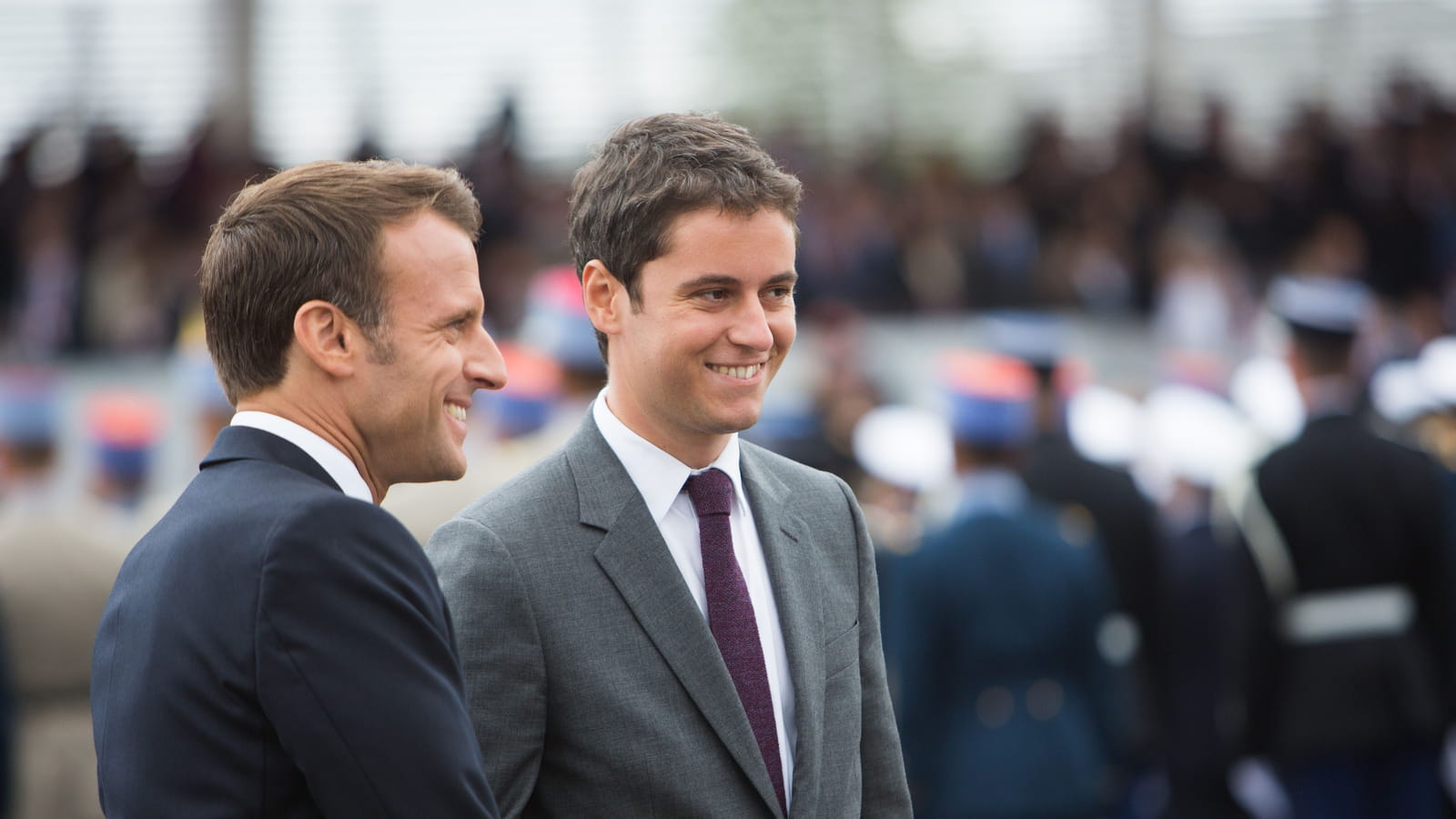 Emmanuel Macron et Gabriel Attal
