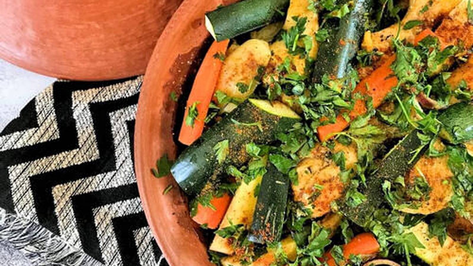 Tajine de poulet aux légumes