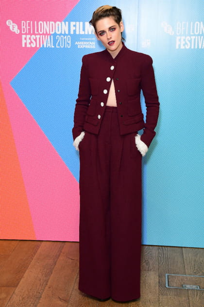 FLOP : Kristen Stewart en ensemble bordeaux