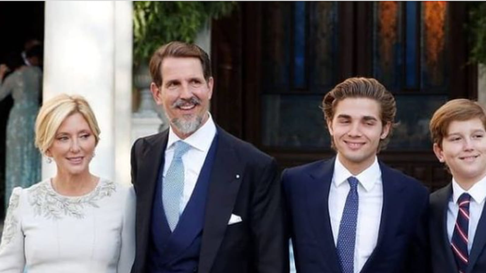 Marie-Chantal de Grèce, Pavlos de Grèce et Achileas et Aristidis