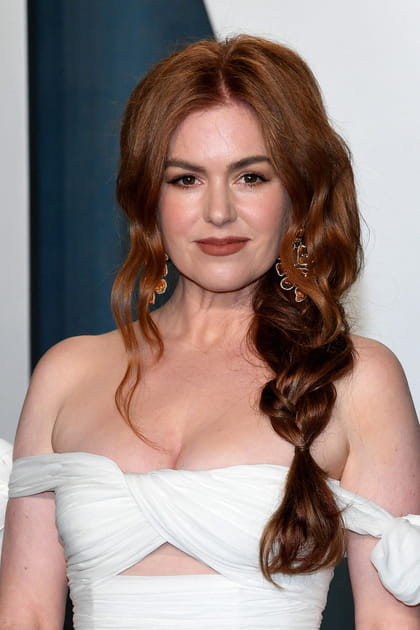 La grosse tresse boh&egrave;me d'Isla Fisher