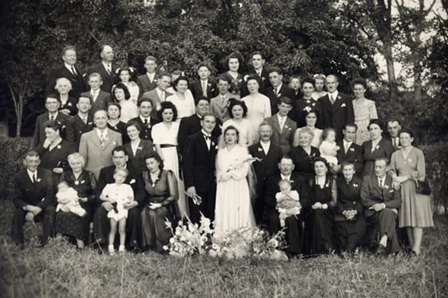 L'occasion d'une réunion de famille