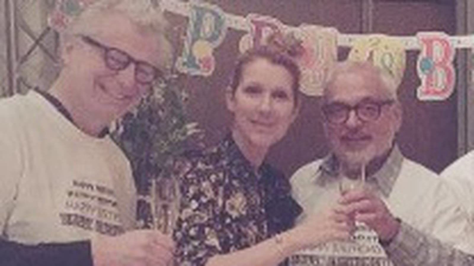 Céline Dion, bien entourée 