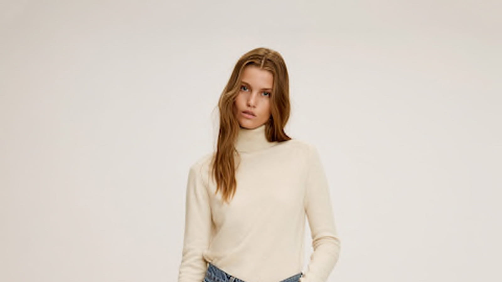 Pull col montant Mango