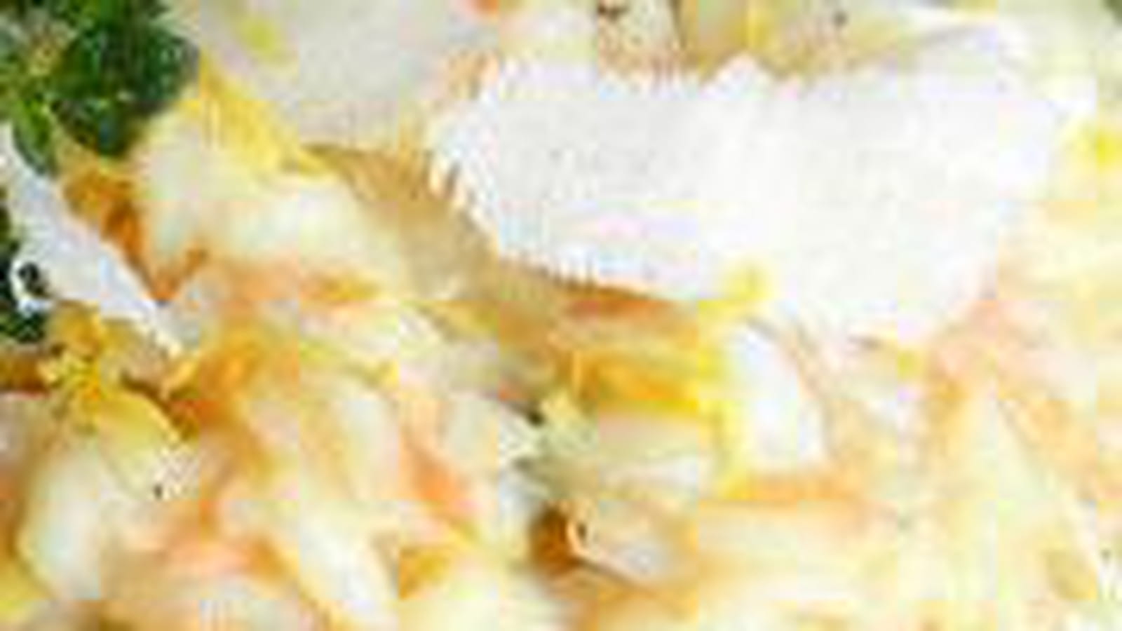 Risotto citronné au saumon et au crabe
