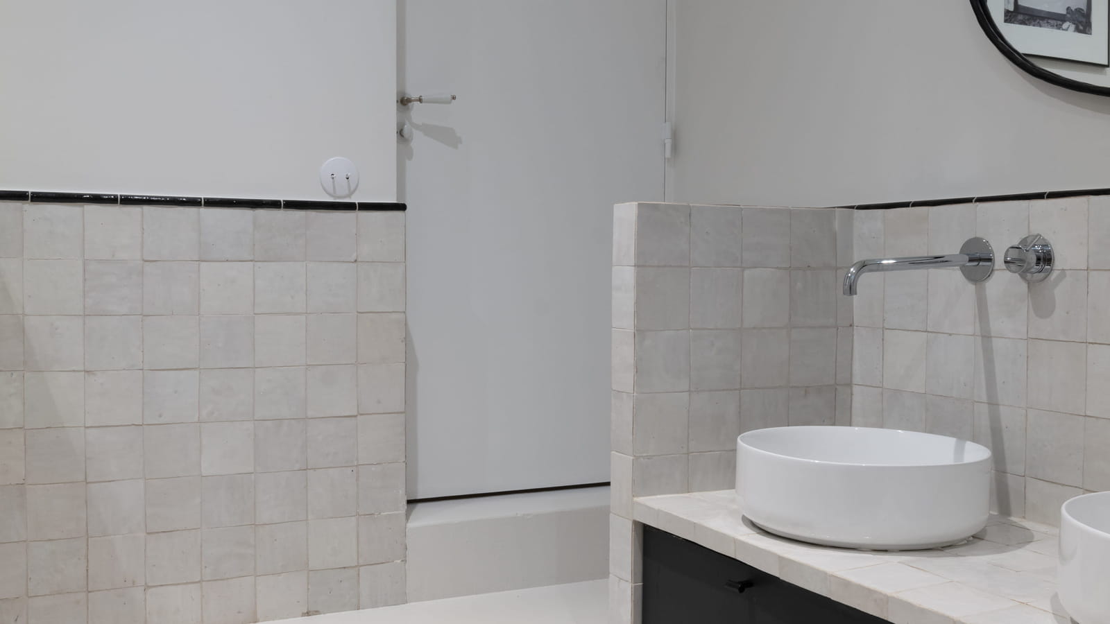 Salle de bains après