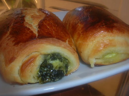 Petits pains fromage-épinards