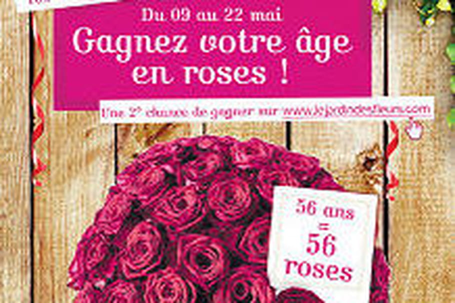 Jardin des Fleurs vous fait gagner votre âge en roses