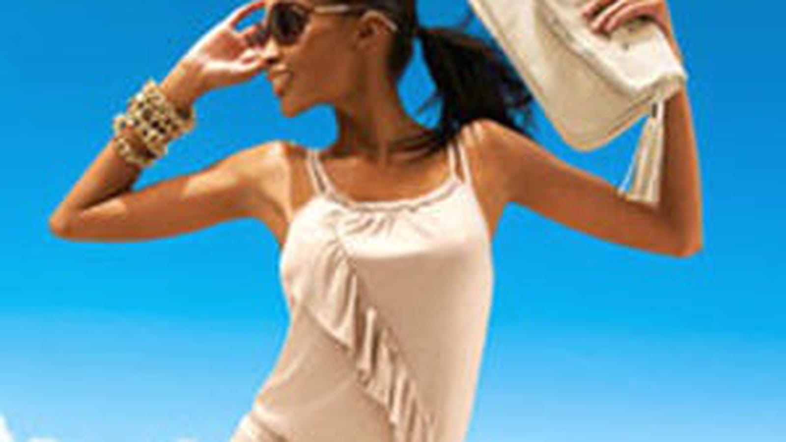 Robe beige de La Redoute