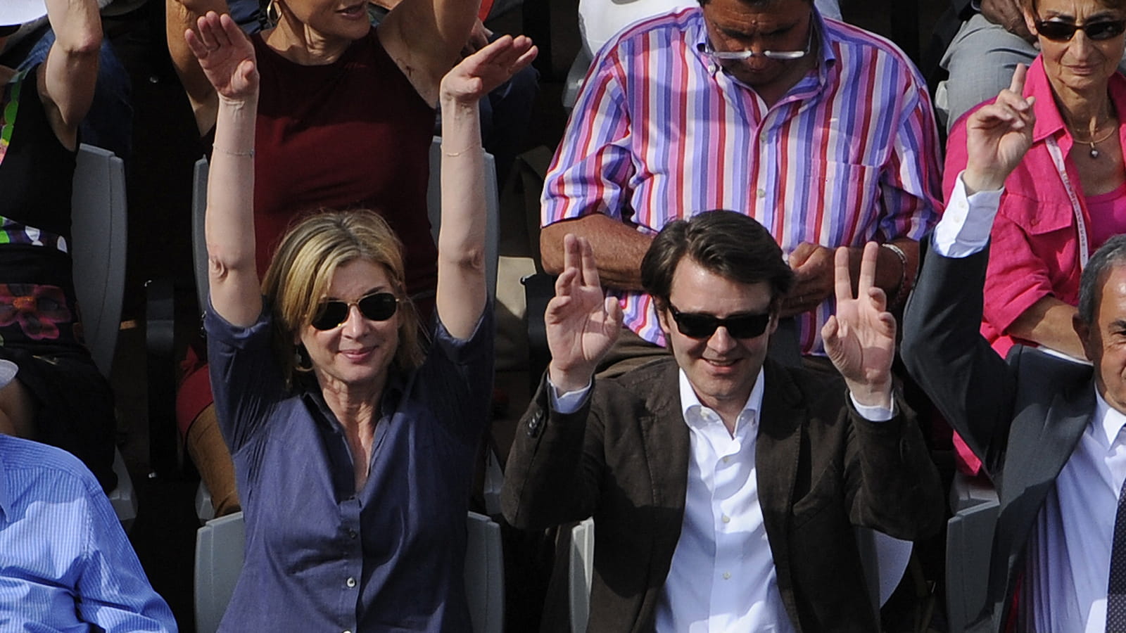 Michèle Laroque et François Baroin
