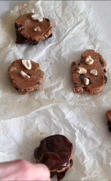 Snikers sans sucre et sans cuisson : Etape 5