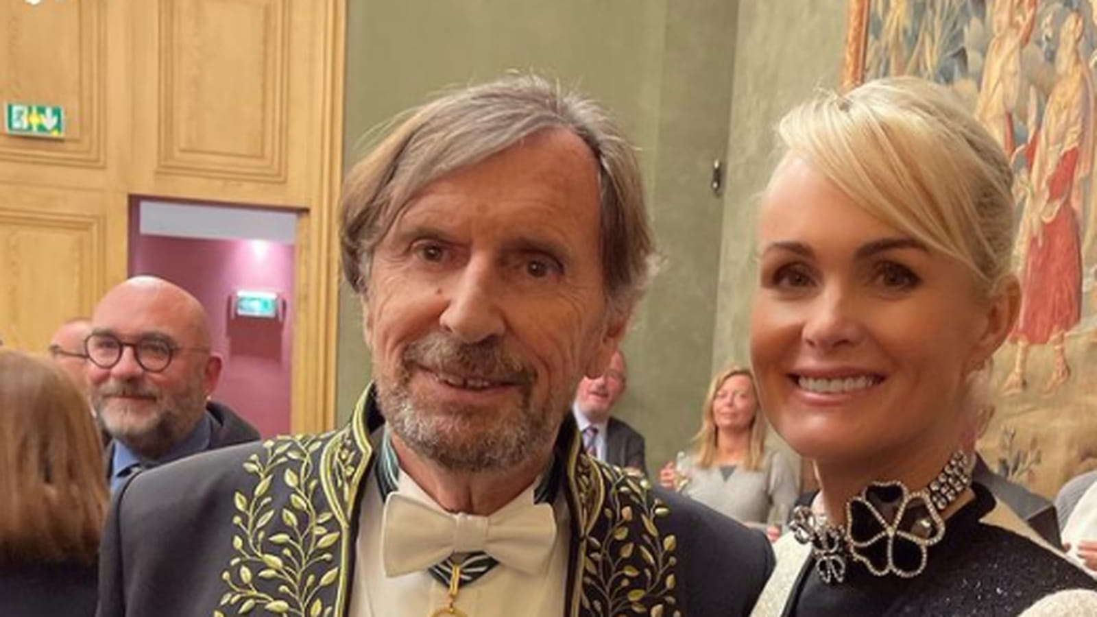 Daniel Rondeau et Laeticia Hallyday