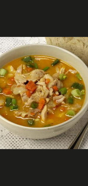 Soupe chinoise au poulet