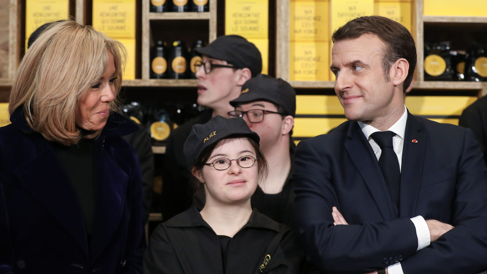 Brigitte et Emmanuel Macron