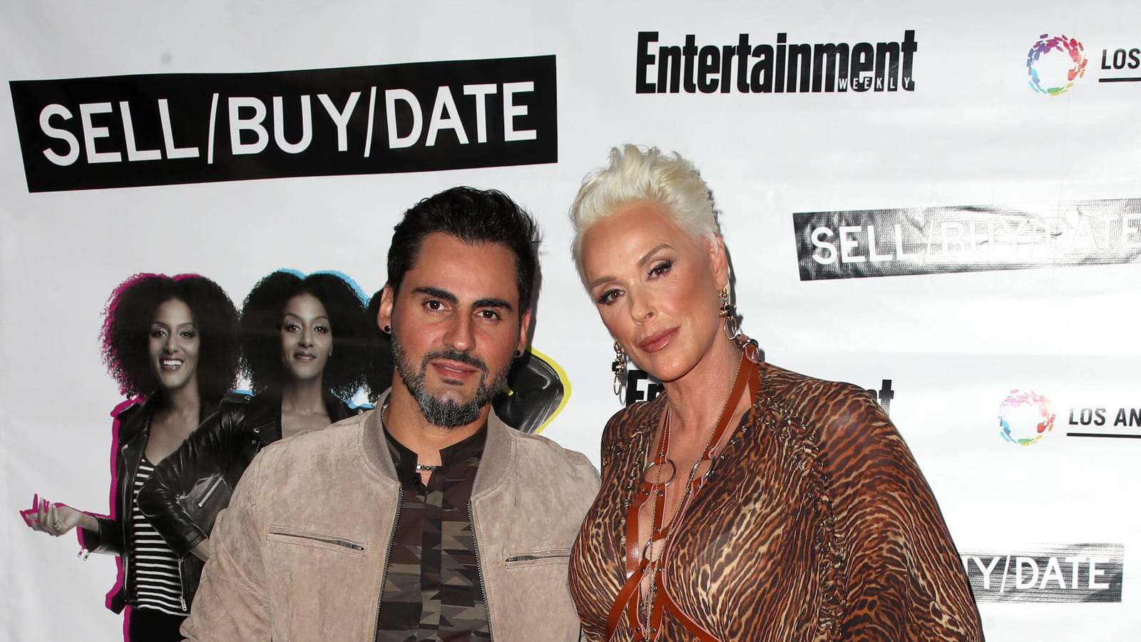 Mattia Dessi et Brigitte Nielsen