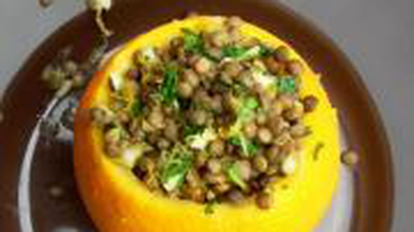 Salade de lentilles à l'orange