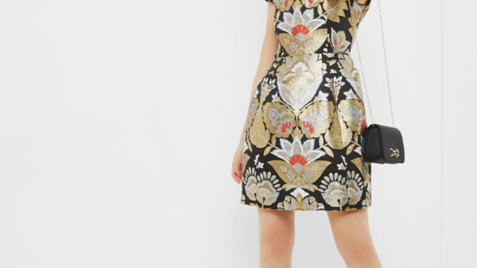 Robe, sandales et sac Ted Baker