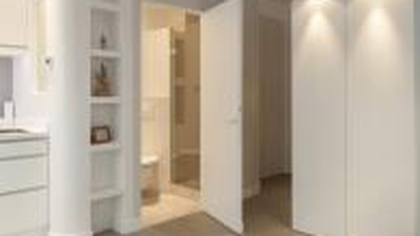 Salle de bains après
