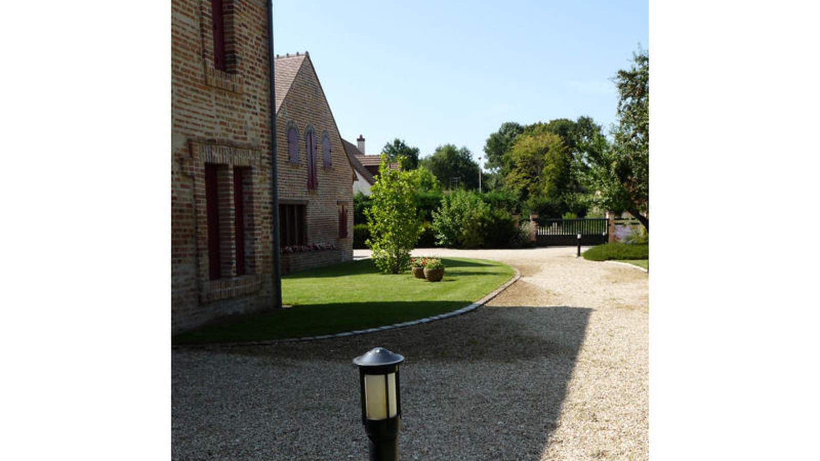 Entrée du jardin