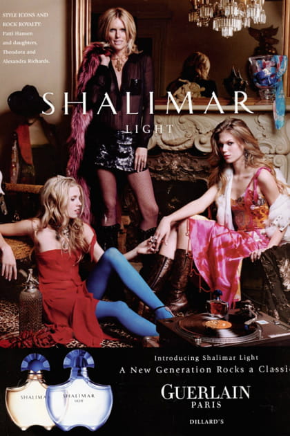 Patti Hansen et ses filles Alexandra Richards et&nbsp;Theodora Richards