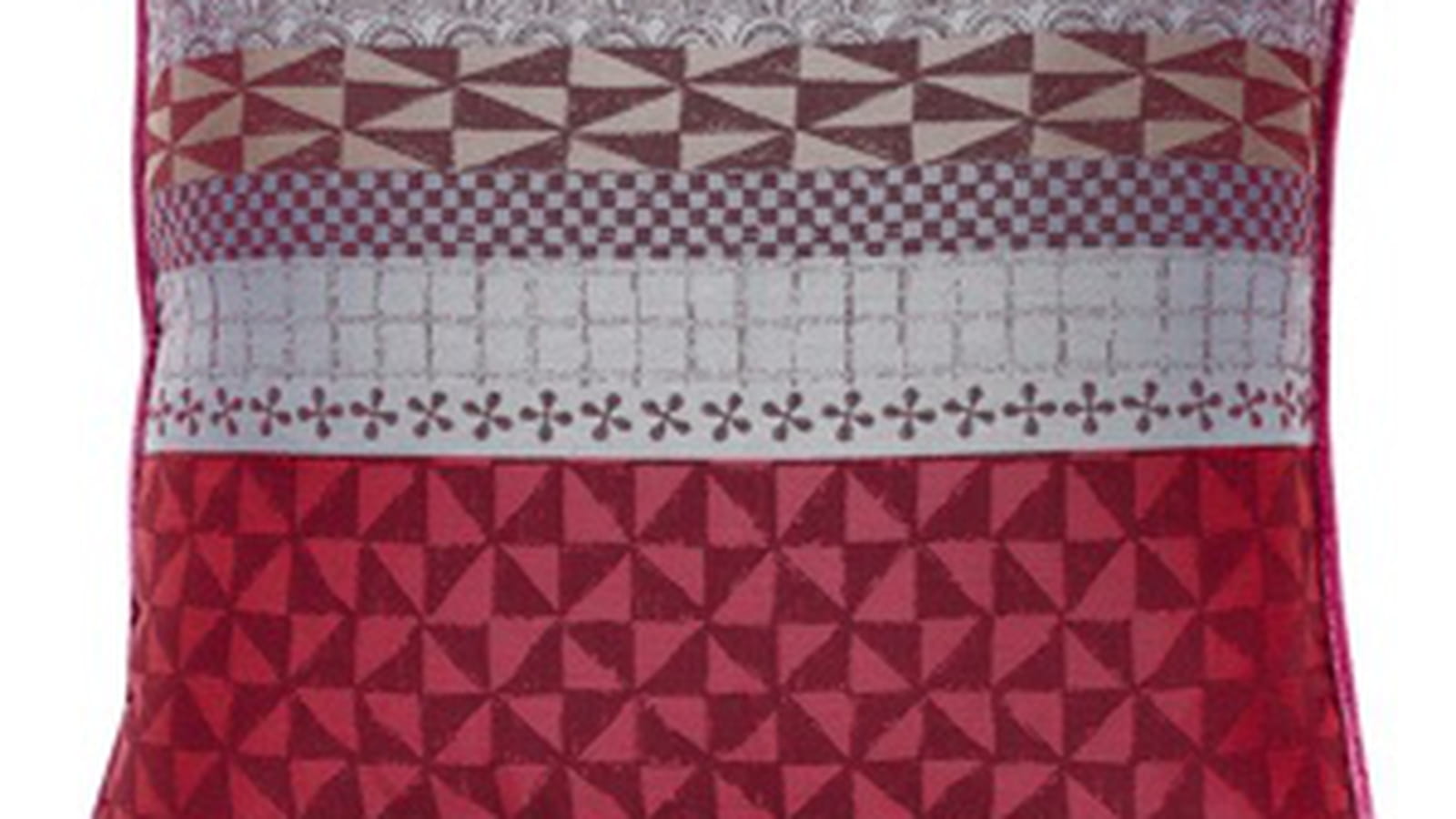 Coussin Mille Céram Carmin de Garnier Thiebaut