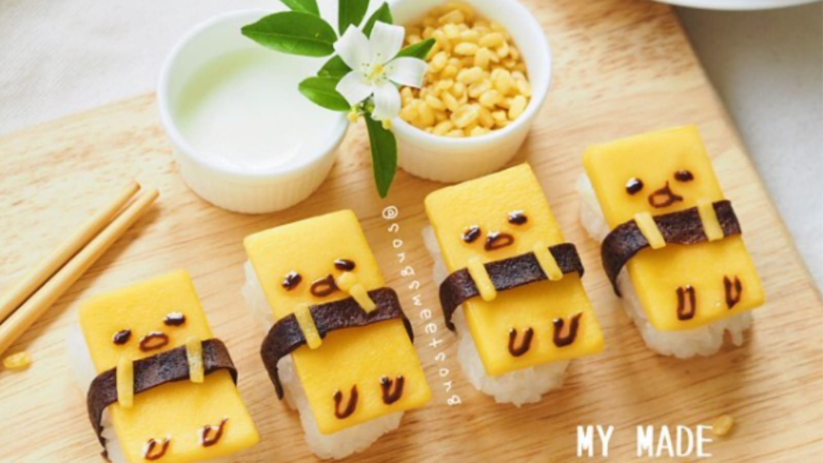 Mango sticky rice Gudetama