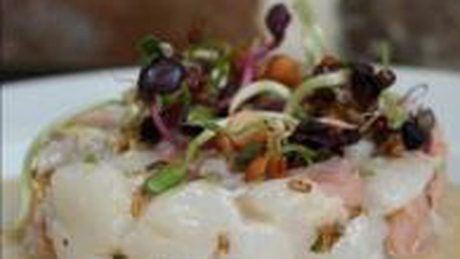 Tartare St-Jacques, saumon, passion