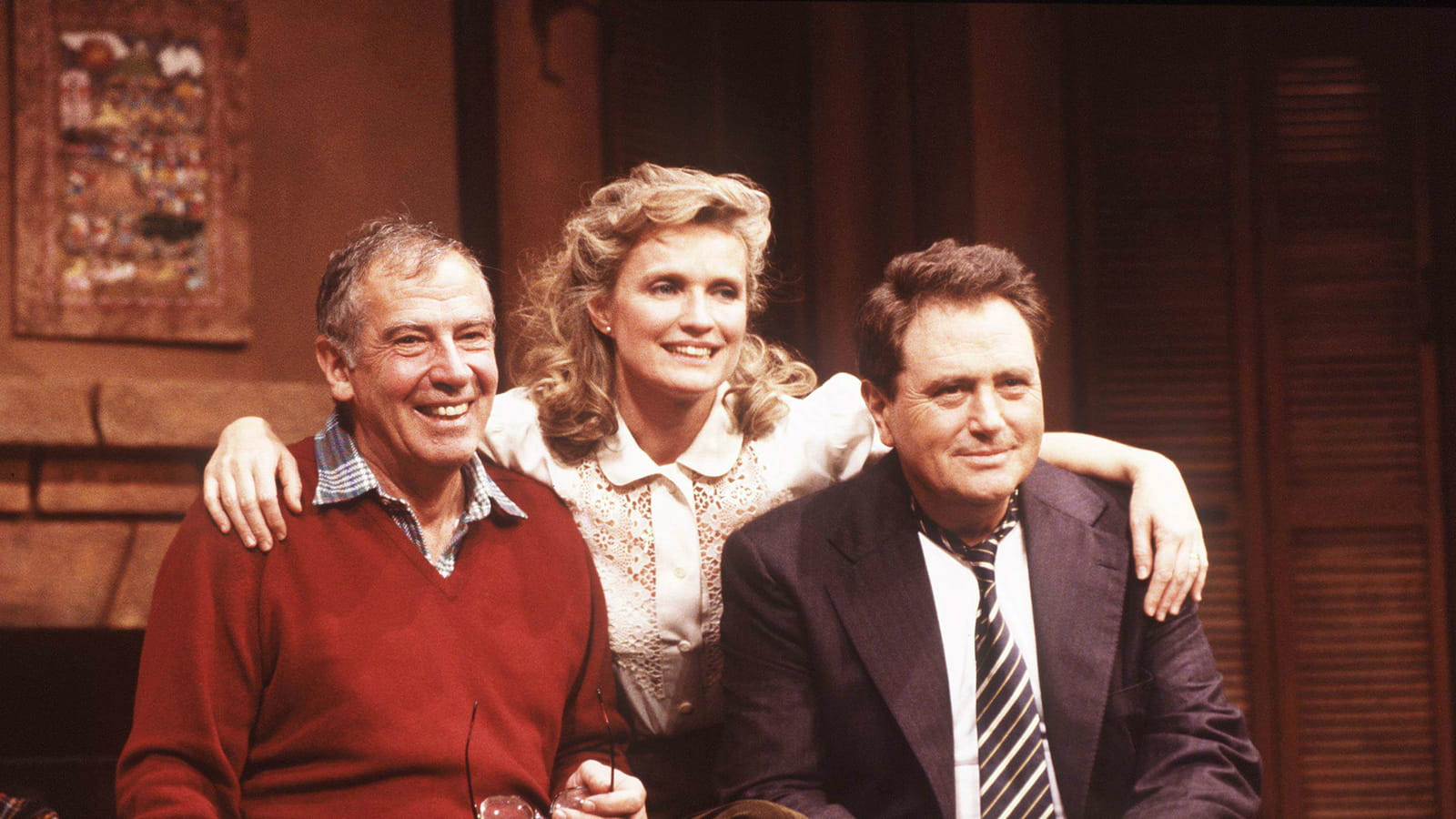 Avec Roger Vadim et Marie-Christine Barrault (1991)