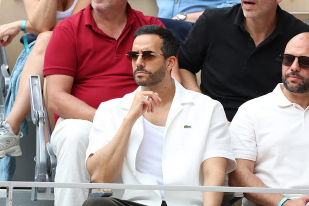Tarek Boudali très concentré sur le match à Roland-Garros