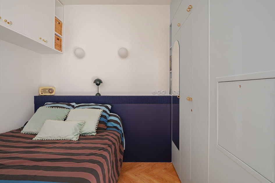 Apr&egrave;s&nbsp;: une chambre cosy avec dressing