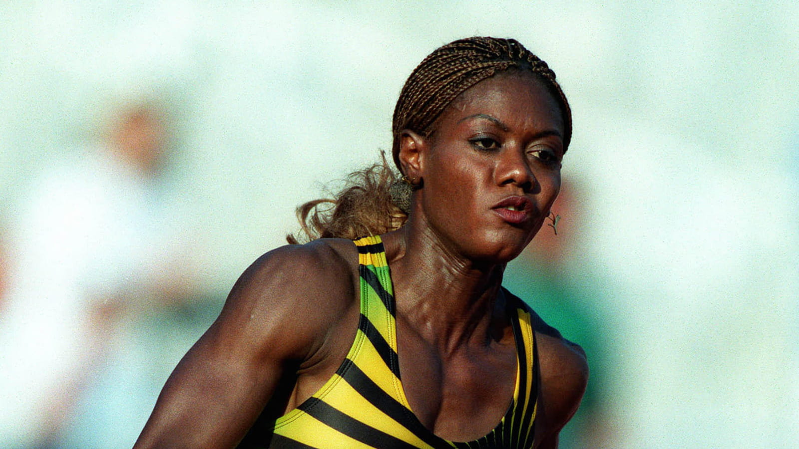 Merlene Ottey à Athènes en 1997
