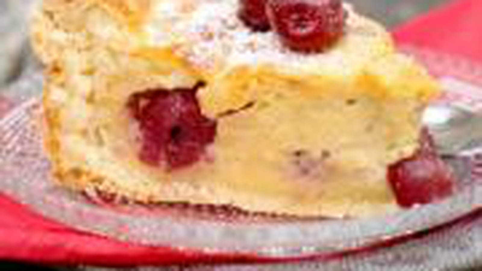 Tarte briochée aux cerises
