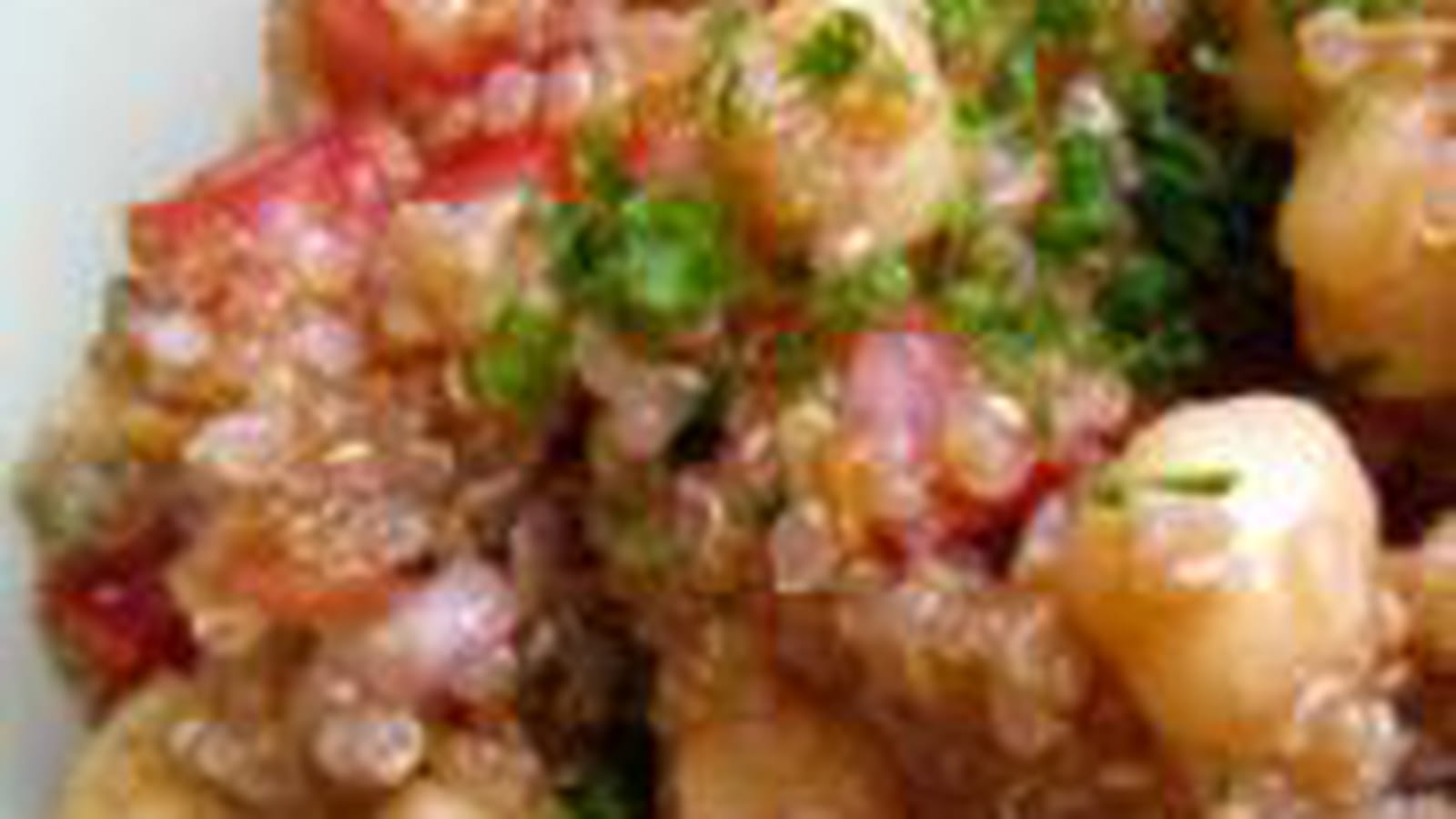 Salade de quinoa aux pois chiches et tomates