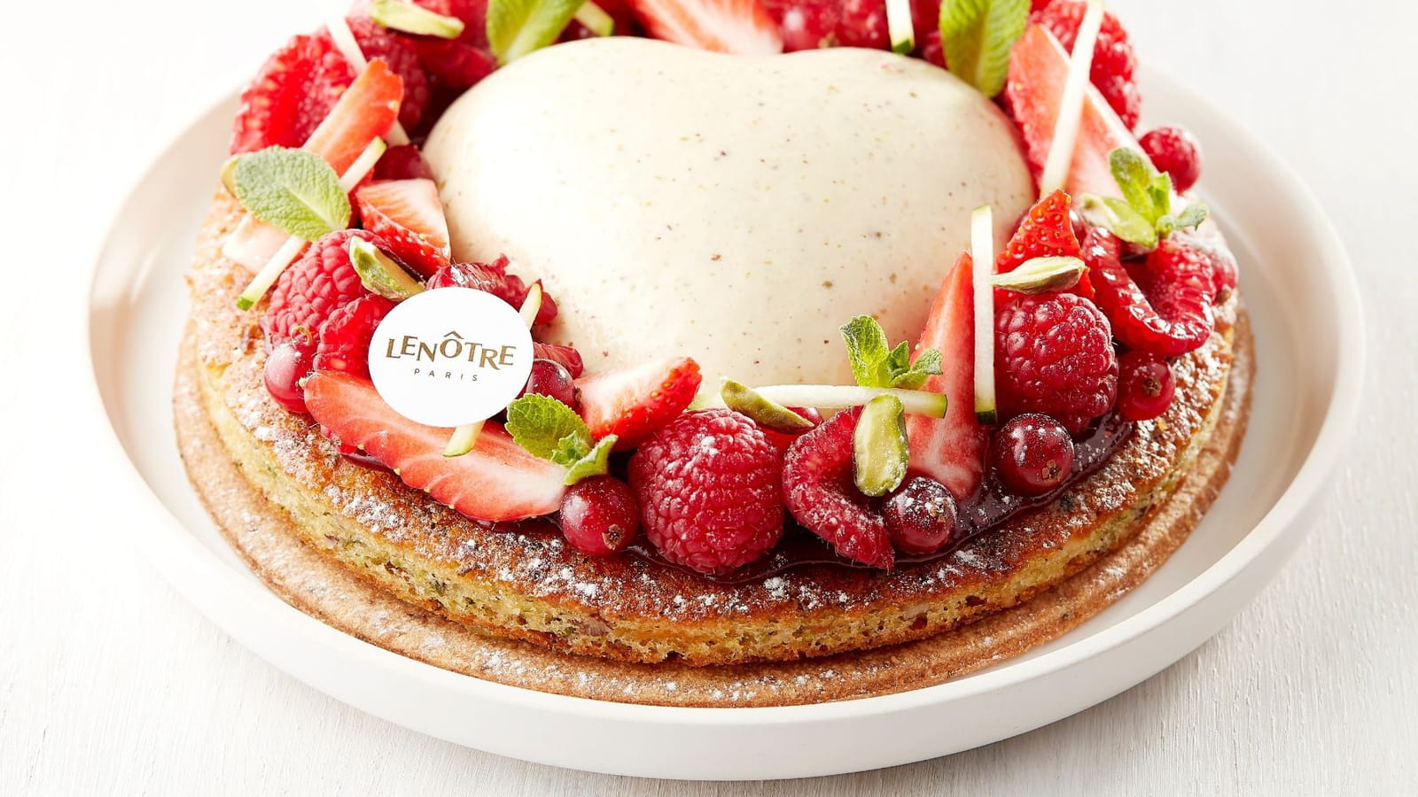 L'entremets tendresse cœurgette de Lenôtre