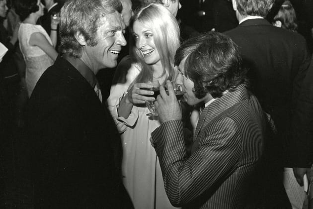 Steve McQueen, Sharon Tate et Roman Polanski &agrave; Londres en 1969