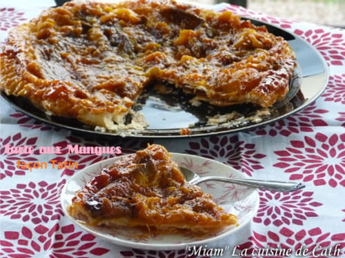 Tarte aux mangues façon Tatin