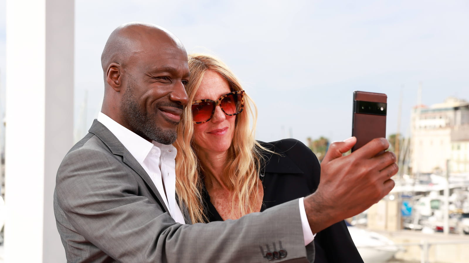 Anicet Mbida et Sandrine Kiberlain 