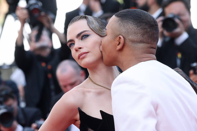 Cara Delevingne et Olivier Rousteing, &agrave; la projection de "L'Innocent" le 24&nbsp;mai