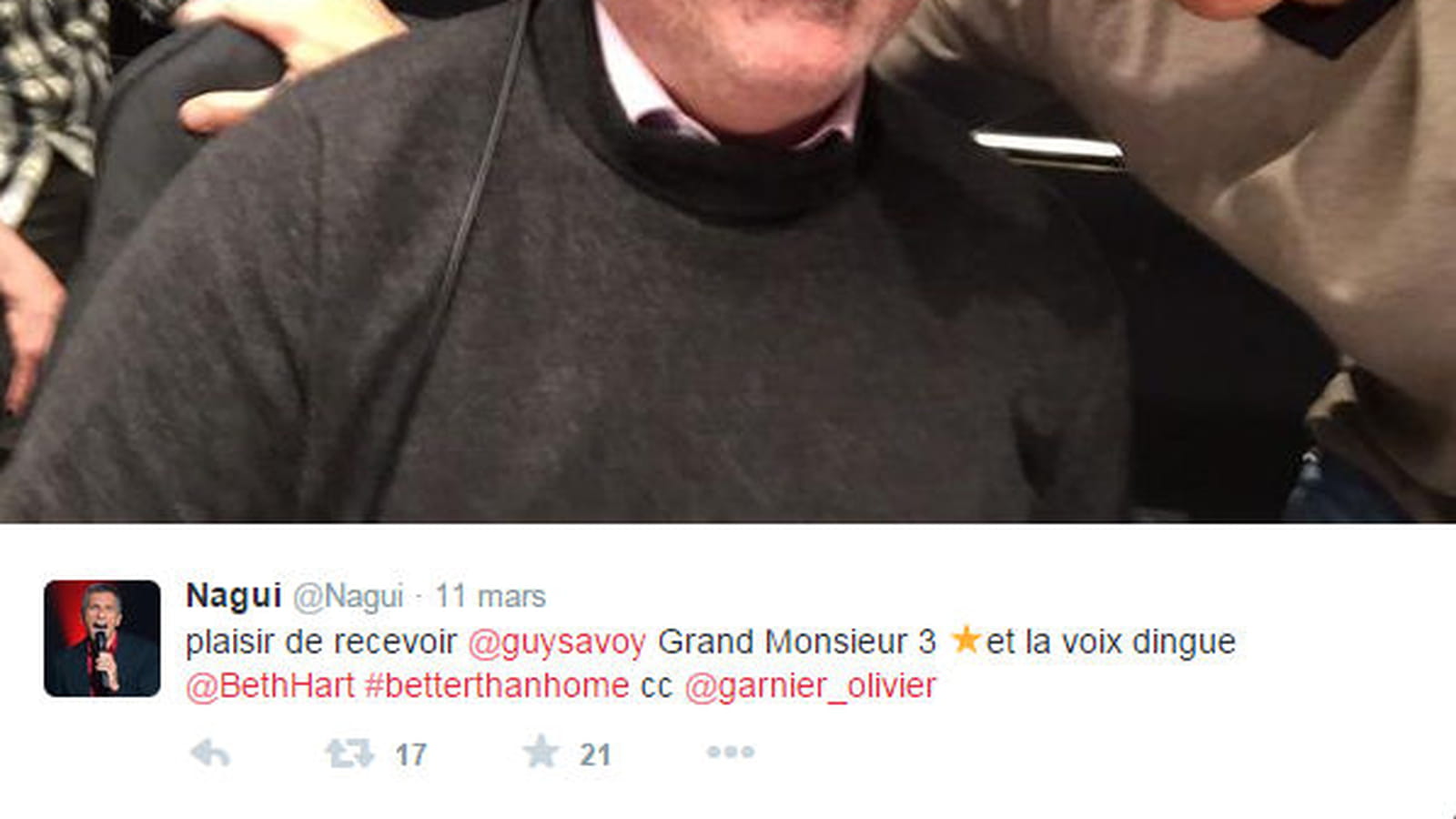 Nagui reçoit Guy Savoy