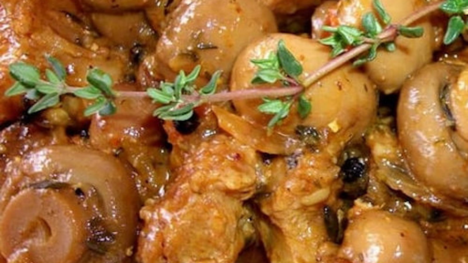 Civet de dinde aux champignons
