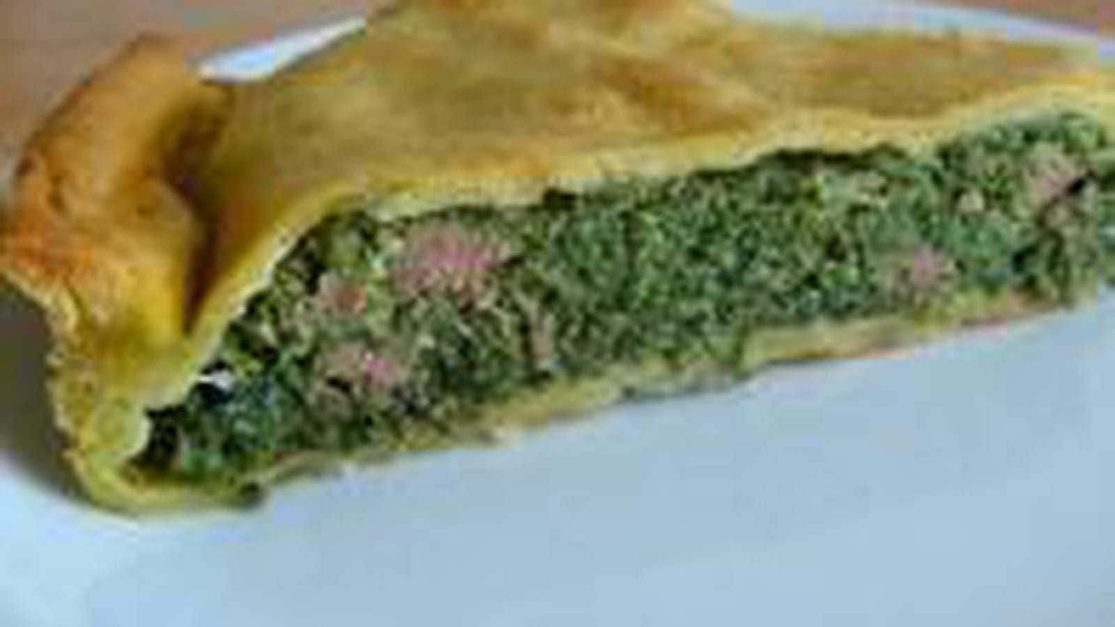 Tourte ricotta épinards jambon