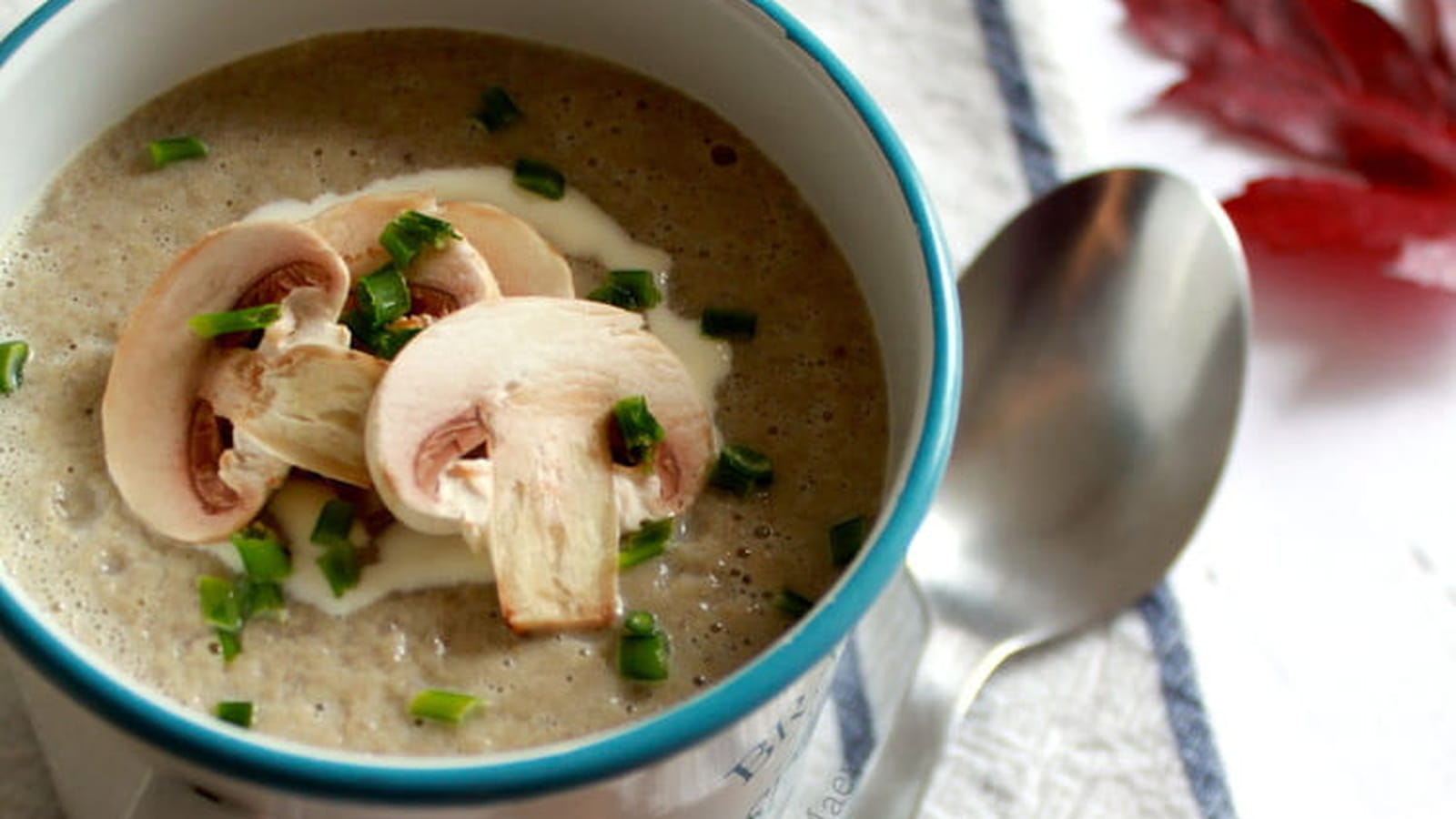 Velouté de champignons de Paris