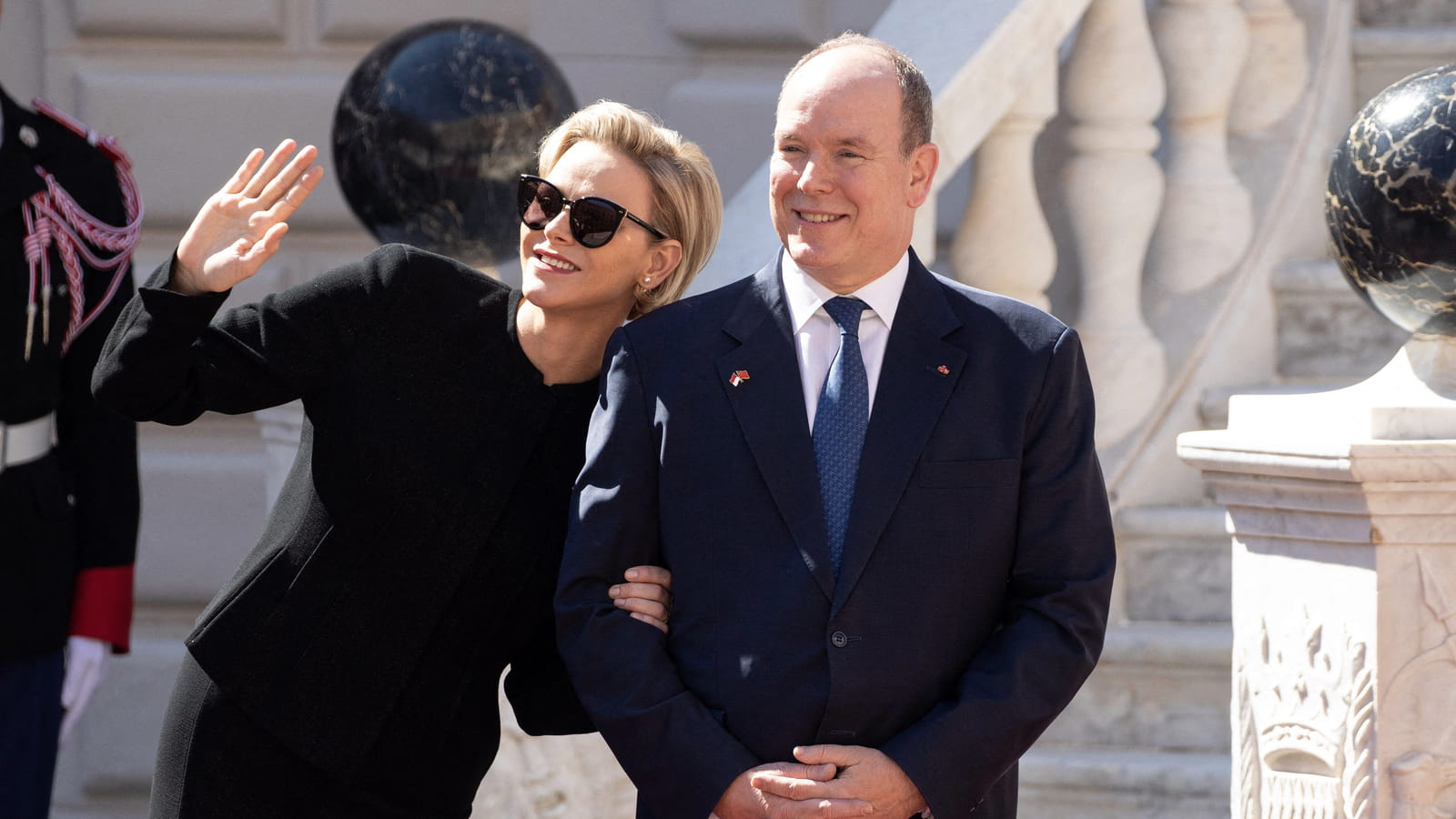 Albert et Charlene de Monaco 