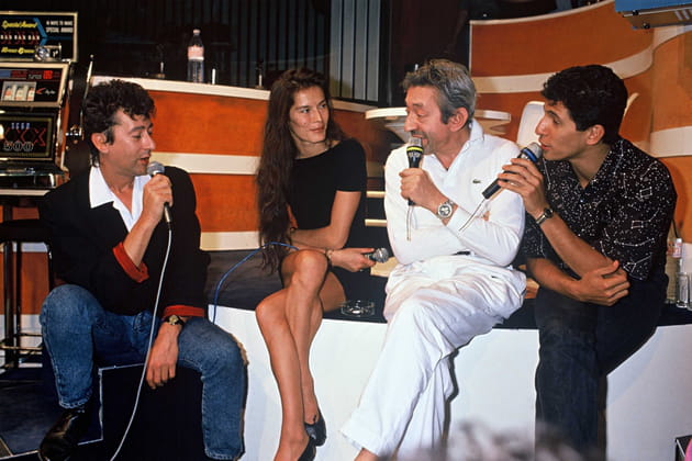 Sur le plateau de "Nuit de Chine" en 1989