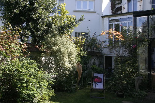 Vue sur la maison et l'atelier